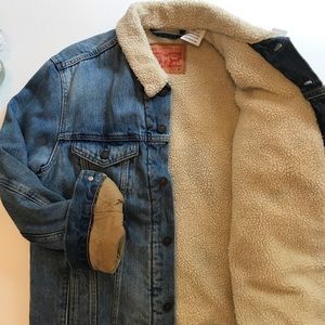 Levi’s denim Sherpa jacket